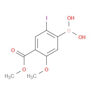 Benzoic acid, 4-(dihydroxyborano)-5-iodo-2-methoxy-, 1-methyl ester