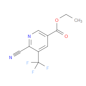 Ethyl 6-cyano-5-(trifluoromethyl)-3-pyridinecarboxylate