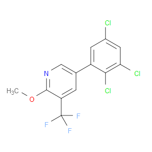 Pyridine, 2-methoxy-5-(2,3,5-trichlorophenyl)-3-(trifluoromethyl)-