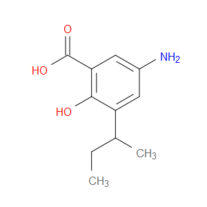 5-Amino-2-hydroxy-3-(1-methylpropyl)benzoic acid