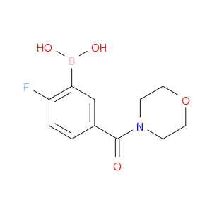 2-Fluoro-5-(morpholine-4-carbonyl)phenylboronic acid