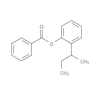 Phenol, 2-(1-methylpropyl)-, 1-benzoate