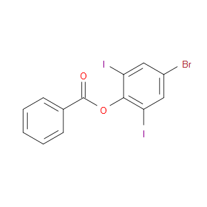 Phenol, 4-bromo-2,6-diiodo-, 1-benzoate