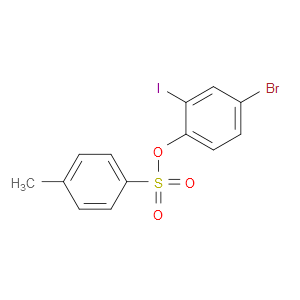 Phenol, 4-bromo-2-iodo-, 1-(4-methylbenzenesulfonate)