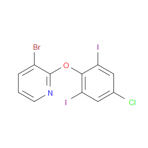 3-Bromo-2-(4-chloro-2,6-diiodophenoxy)pyridine
