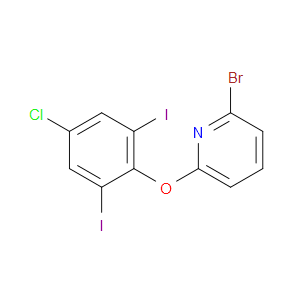 2-Bromo-6-(4-chloro-2,6-diiodophenoxy)pyridine