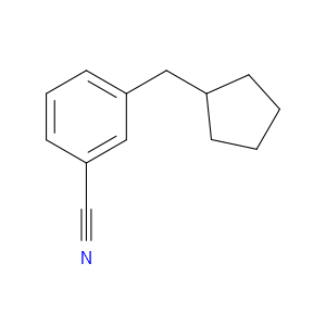 Benzonitrile, 3-(cyclopentylmethyl)-