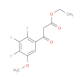 Ethyl 2,3,4-trifluoro-5-methoxy-β-oxobenzenepropanoate