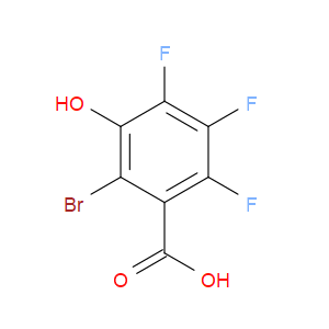 Benzoic acid, 2-bromo-4,5,6-trifluoro-3-hydroxy-