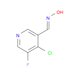 (E)-4-chloro-5-fluoronicotinaldehyde oxime