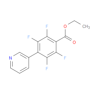 Ethyl 2,3,5,6-tetrafluoro-4-(3-pyridinyl)benzoate