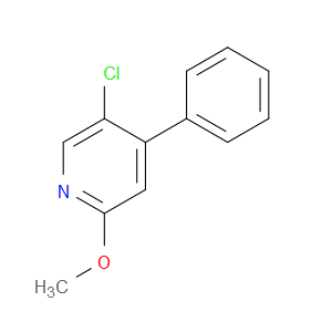 Pyridine, 5-chloro-2-methoxy-4-phenyl-