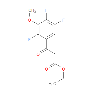Ethyl 2,4,5-trifluoro-3-methoxy-β-oxobenzenepropanoate