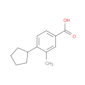 4-Cyclopentyl-3-methylbenzoic acid