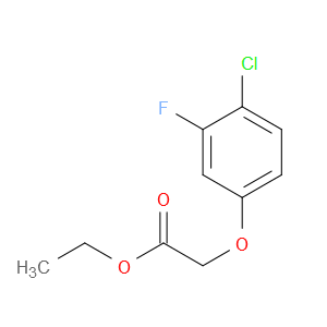 Acetic acid, 2-(4-chloro-3-fluorophenoxy)-, ethyl ester
