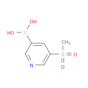 5-(Methylsulfonyl)pyridine-3-boronic acid