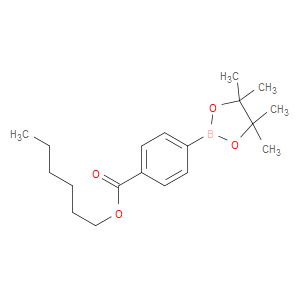 Hexyl 4-(4,4,5,5-tetramethyl-1,3,2-dioxaborolan-2-yl)benzoate