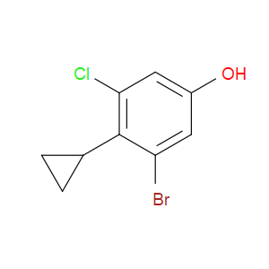 Phenol, 3-bromo-5-chloro-4-cyclopropyl-