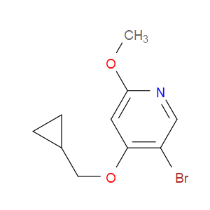 Pyridine, 5-bromo-4-(cyclopropylmethoxy)-2-methoxy-