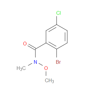 2-bromo-5-chloro-N-methoxy-N-methylbenzamide