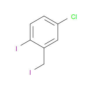 4-Chloro-1-iodo-2-(iodomethyl)benzene
