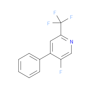 Pyridine, 5-fluoro-4-phenyl-2-(trifluoromethyl)-