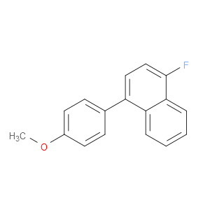 Naphthalene, 1-fluoro-4-(4-methoxyphenyl)-