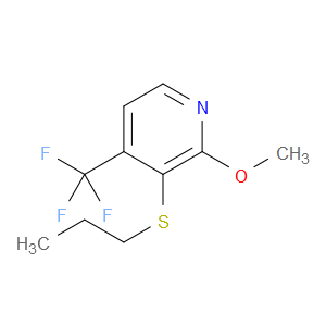 Pyridine, 2-methoxy-3-(propylthio)-4-(trifluoromethyl)-