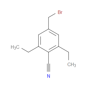 4-(Bromomethyl)-2,6-diethylbenzonitrile