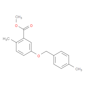 methyl 2-methyl-5-((4-methylbenzyl)oxy)benzoate