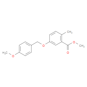 methyl 5-((4-methoxybenzyl)oxy)-2-methylbenzoate
