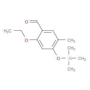 2-ethoxy-5-methyl-4-((trimethylsilyl)oxy)benzaldehyde