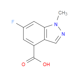 6-Fluoro-1-methyl-1H-indazole-4-carboxylic acid