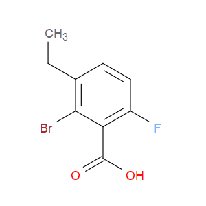 Benzoic acid, 2-bromo-3-ethyl-6-fluoro-