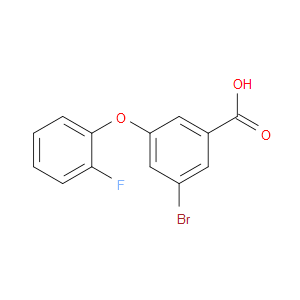 Benzoic acid, 3-bromo-5-(2-fluorophenoxy)-