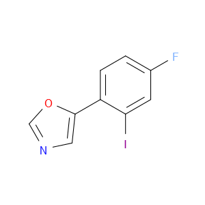 5-(4-Fluoro-2-iodophenyl)oxazole