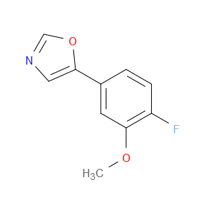 5-(4-Fluoro-3-methoxyphenyl)oxazole