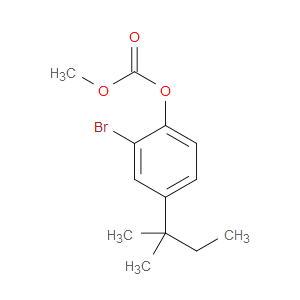 Carbonic acid, 2-bromo-4-tert-pentylphenyl methyl ester