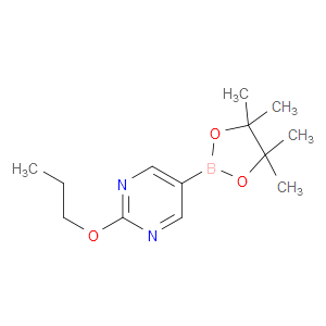 Pyrimidine, 2-propoxy-5-(4,4,5,5-tetramethyl-1,3,2-dioxaborolan-2-yl)-