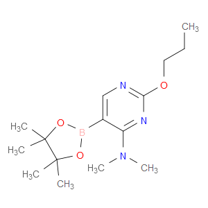 N,N-Dimethyl-2-propoxy-5-(4,4,5,5-tetramethyl-1,3,2-dioxaborolan-2-yl)-4-pyri...