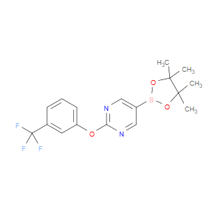 Pyrimidine, 5-(4,4,5,5-tetramethyl-1,3,2-dioxaborolan-2-yl)-2-[3-(trifluorome...