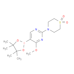 Thiomorpholine, 4-[4-methoxy-5-(4,4,5,5-tetramethyl-1,3,2-dioxaborolan-2-yl)-...