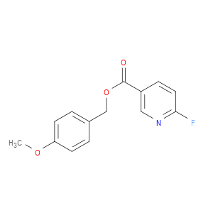 (4-Methoxyphenyl)methyl 6-fluoro-3-pyridinecarboxylate