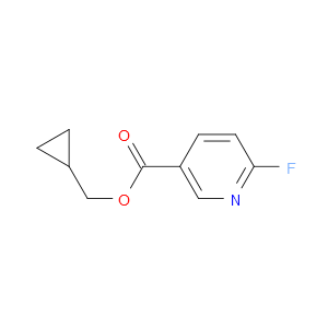 Cyclopropylmethyl 6-fluoro-3-pyridinecarboxylate