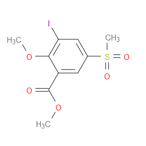 Methyl 3-iodo-2-methoxy-5-(methylsulfonyl)benzoate