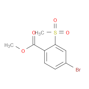 Benzoic acid, 4-bromo-2-(methylsulfonyl)-, methyl ester