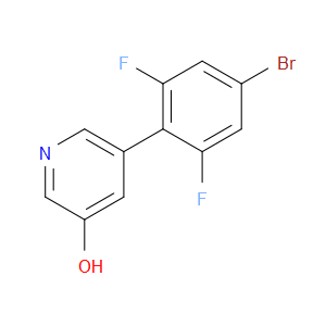 5-(4-Bromo-2,6-difluorophenyl)-3-pyridinol