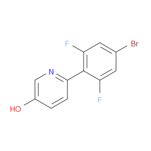 6-(4-Bromo-2,6-difluorophenyl)-3-pyridinol