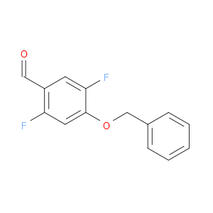 2,5-Difluoro-4-(phenylmethoxy)benzaldehyde