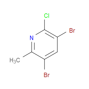 2-Chloro-3,5-dibromo-6-methylpyridine